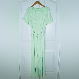 Brand: Flamingo, Large Mint Green Maxi boutique Dress..prettier in person!